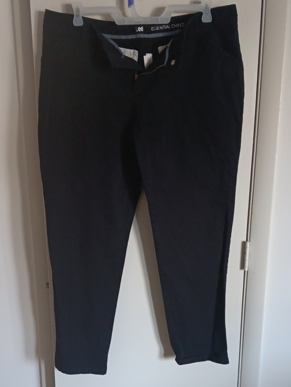 Lee Essential Chino Black Pants